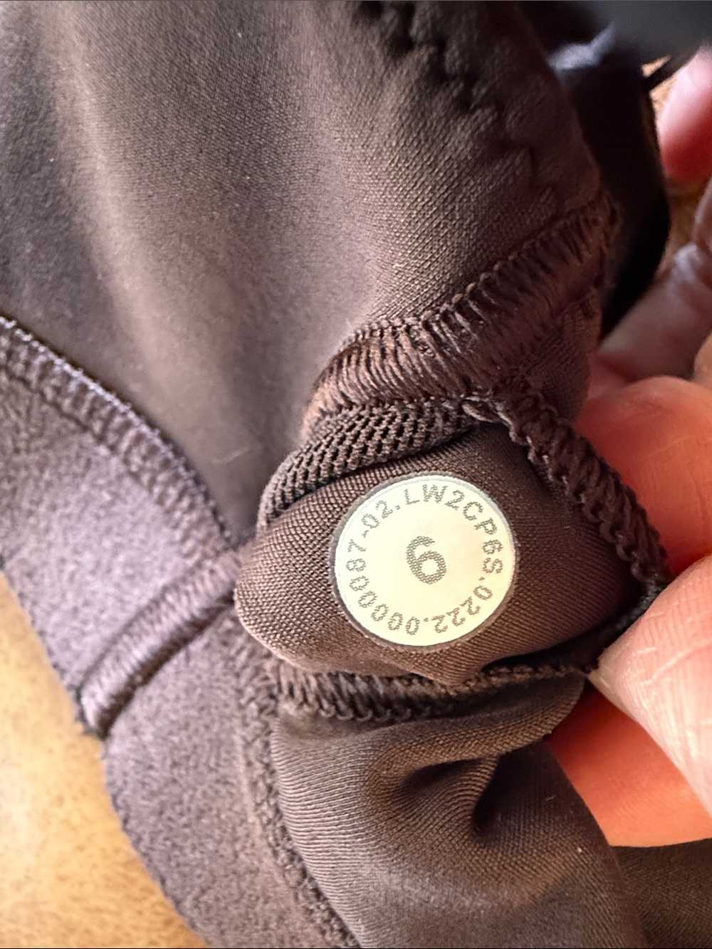 Lululemon In Alignment Straight-Strap Bra Light Support 6 C/D Cup French Press - Picture 6 of 6